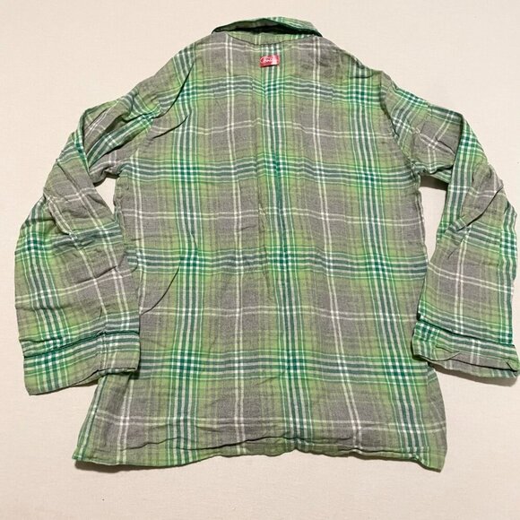 La Senza Candy Plaid Pajama Button Up Top Womens Size Small - Picture 11 of 16
